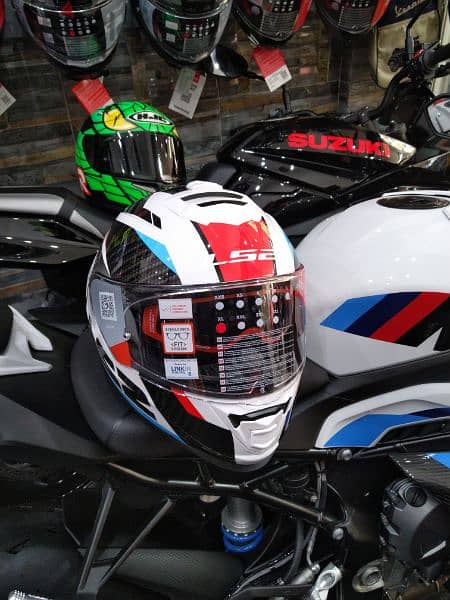 helmet Ls2 storm 2 racer original full face helmet duel visor system 1