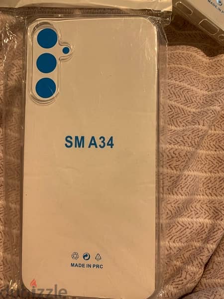 7 new Samsung A15& A34 clear phone covers 2