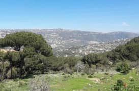 Open Panoramic View l 700 SQM Land in Aley.