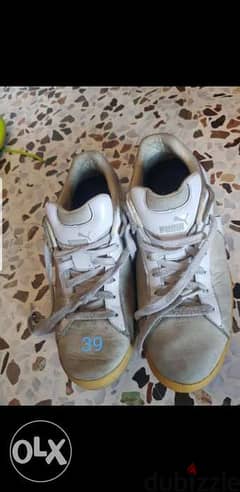 Puma white shoes size 39 0