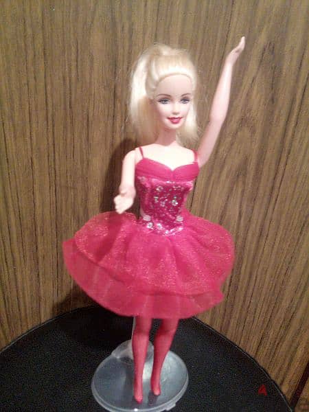 BALLET STAR HOLIDAY Barbie in Red TUTU dress year 2006 Rare doll=20 0