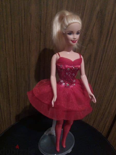 BALLET STAR HOLIDAY Barbie in Red TUTU dress year 2006 Rare doll=20 5