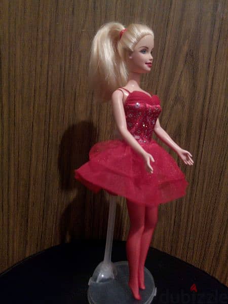 BALLET STAR HOLIDAY Barbie in Red TUTU dress year 2006 Rare doll=20 3