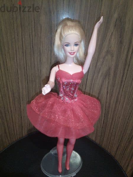 BALLET STAR HOLIDAY Barbie in Red TUTU dress year 2006 Rare doll=20 6