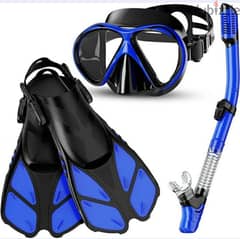 Snorkel Sets for Adults - Snorkel Mask _Diving with Flippers(original) 0