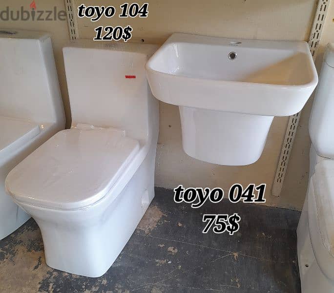 bathroom toilet sets(toilet seat/sink)أطقم حمام كرسي مع مغسلة 1