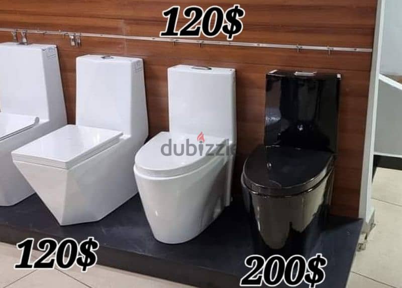 أطقم حمام toyo (كرسي مع مغسلة)toilet seat and sink bathroom 11