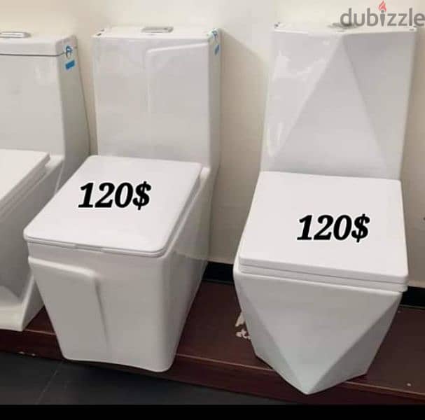 كرسي حمام toyo مع مغسلةbathroom toilet sets 3