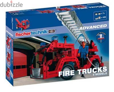 german store Fischer technik fire truck