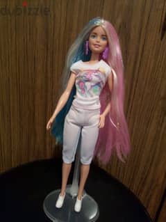 Barbie FANTASY HAIR UNICORN+MERMAID Looks Great doll+special hair&wear