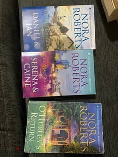 nora roberts 2 novels in 1 book. one used, two new