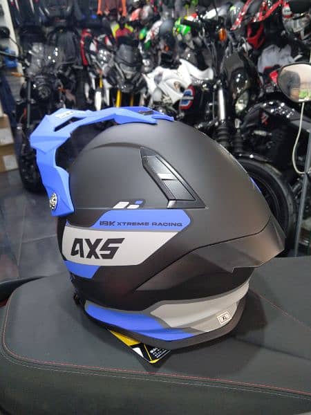 helmet IBK duel visor system Certified DOT 3