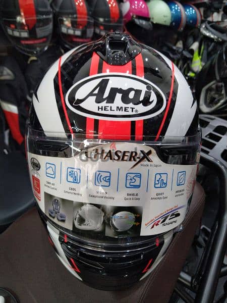 helmet Arai Chaser-X weight 1680 size M (57cm) made in Japan 1
