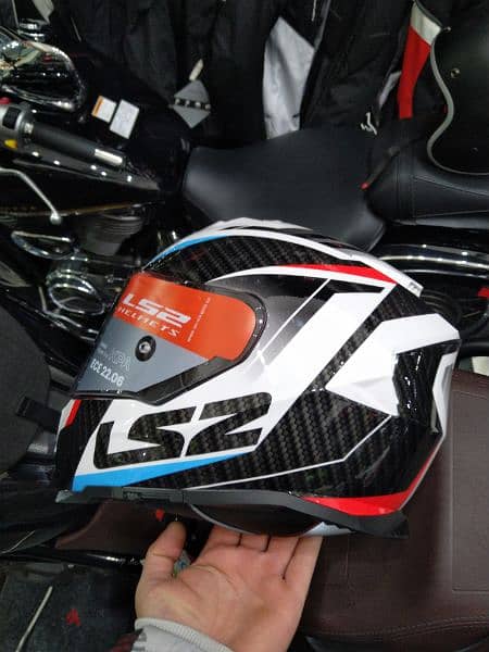 helmet Ls2 storm 2 racer original full face helmet duel visor system 4
