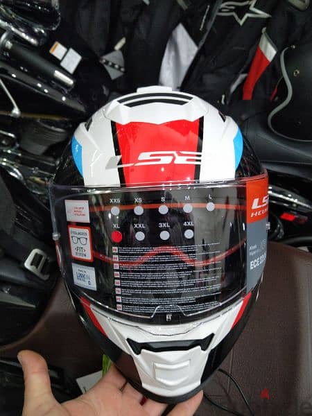 helmet Ls2 storm 2 racer original full face helmet duel visor system 6