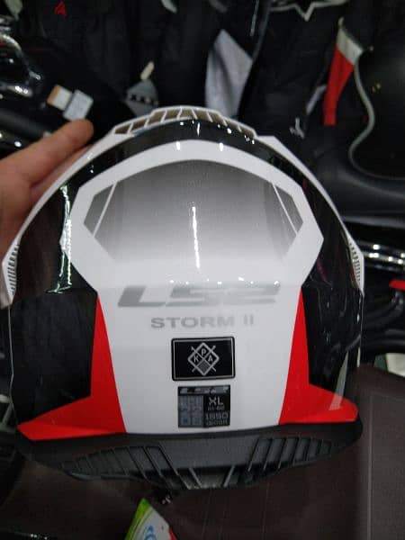 helmet Ls2 storm 2 racer original full face helmet duel visor system 8