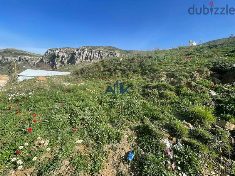 LAND 511 Sq. FOR SALE In HAMMANA WITH OPEN VIEW! ارض للبيع في حمانا 1