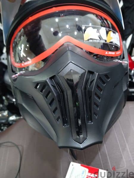 helmet Ls2 drifter Devor open face weight 1350 size XXL with sun visor 16