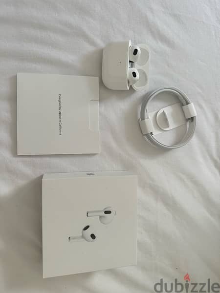Airpods 3 ( barly used ) for sale with box and charger 2