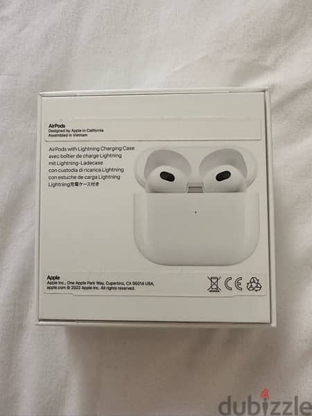 Airpods 3 ( barly used ) for sale with box and charger 3