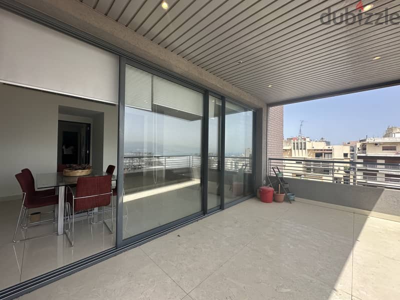 Achrafieh 125sqm Furnished | Big Balcony | City View 1