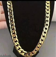 necklace plated gold