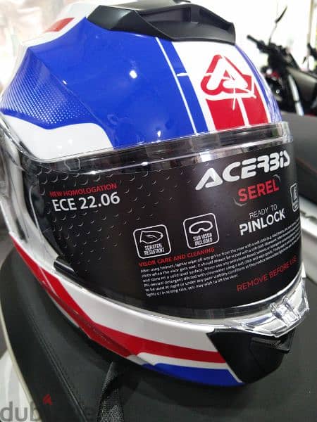 helmet Acerbis Serel sport modular shell size L 59-60 weight 1750 1
