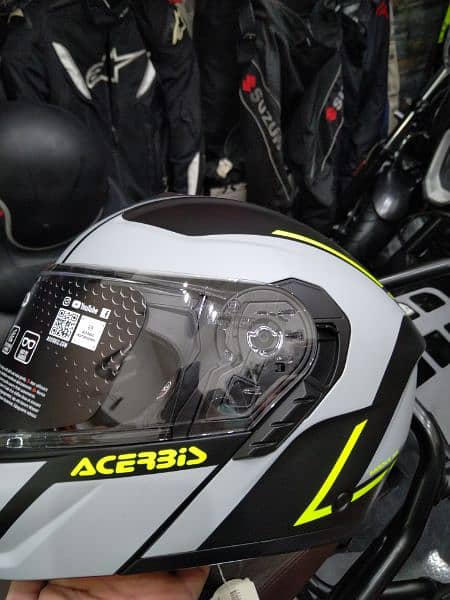 helmet Acerbis TDC modular and  sun visor included size XL weight 1650 6