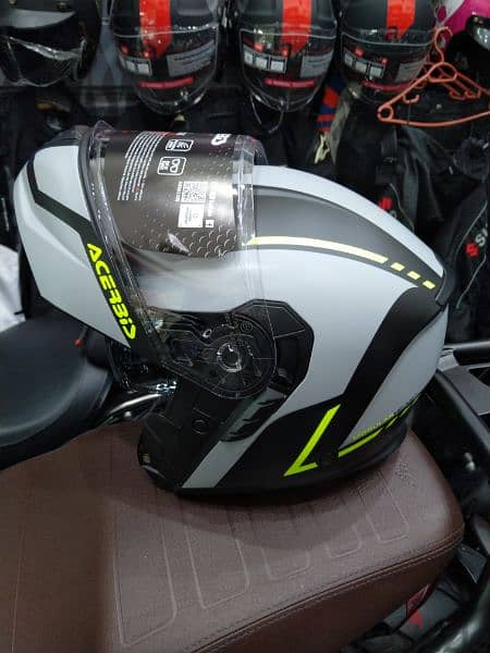 helmet Acerbis TDC modular and  sun visor included size XL weight 1650 9