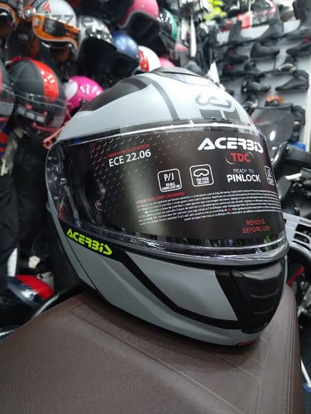 helmet Acerbis TDC modular and  sun visor included size XL weight 1650 11