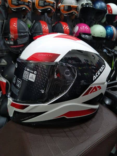 helmet Acerbis Krapon duel road weight 1450 size L 59-60 6