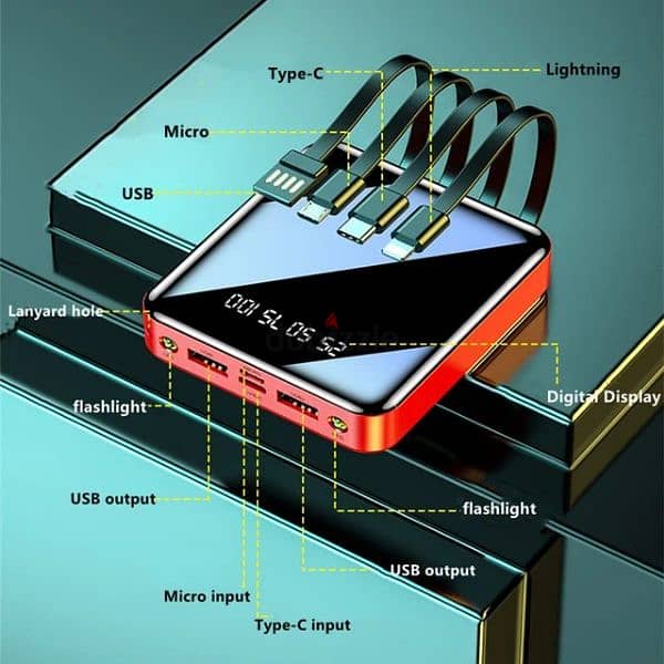 Mini Power Bank 10000mAh 4