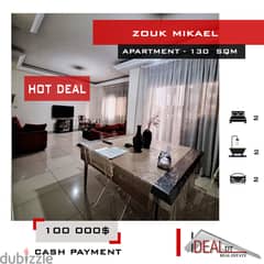 HOT DEAL! FULLY FURNISHED Apartment in zouk mikael 100 sqm ref#wt18119