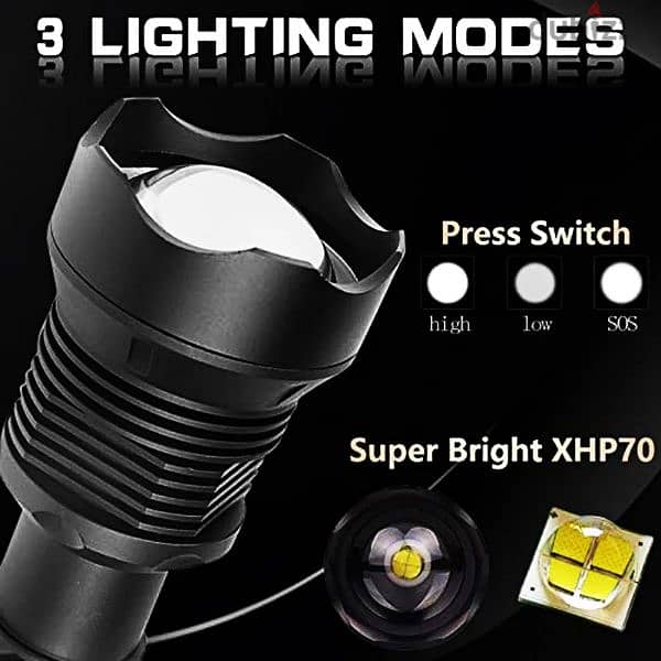 XHP70 Flash Light 3