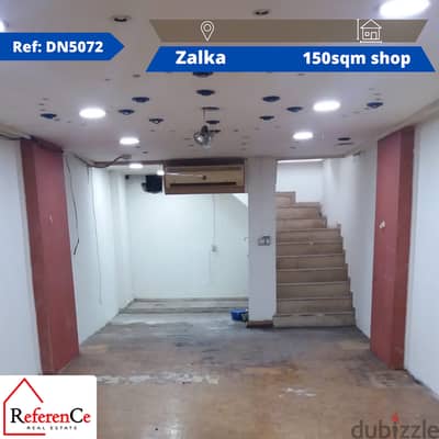 Triplex shop in zalka محل تربلكس زلقا