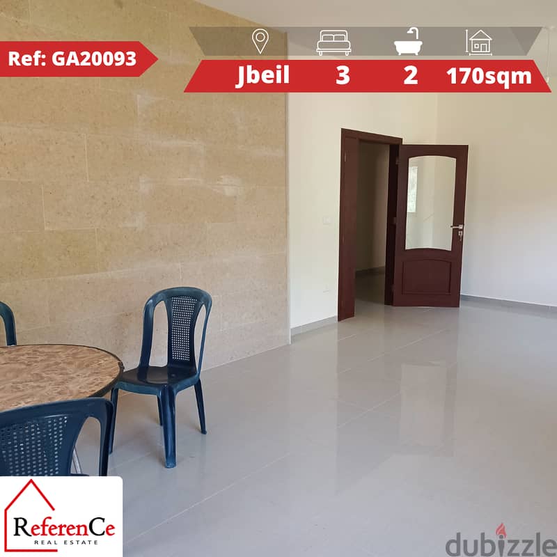 Apartment with Garden in Jbeil شقة مع حديقة في جبيل 0