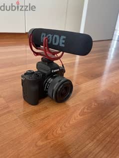 Canon EOS M50 + Rode Videomic Go + Bag