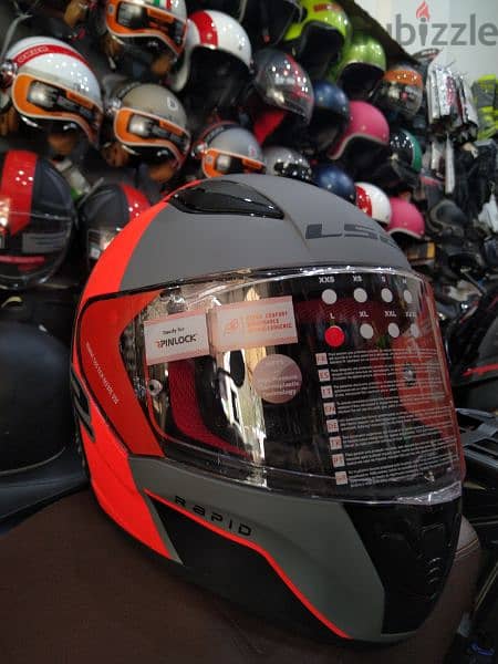 helmet Ls2 Rapid weight 1300 size L ready for pinlock 1