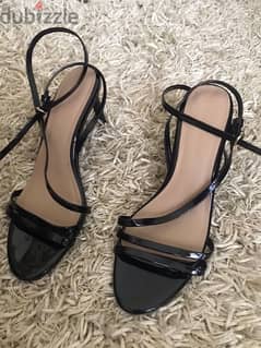black sandals with straps