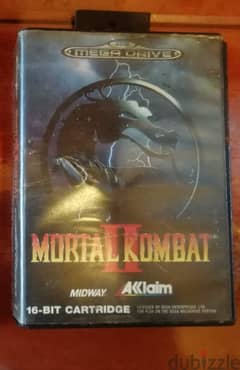 Mortal kombat 2 original sega game in box without manual