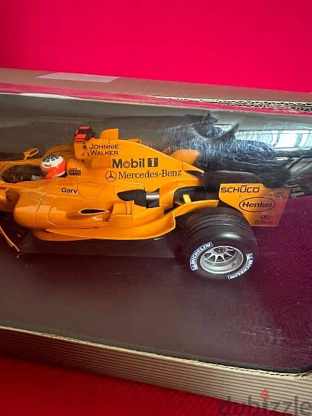 F1 Mclaren test drive car by GARY Dealers edition very rare diecast 1