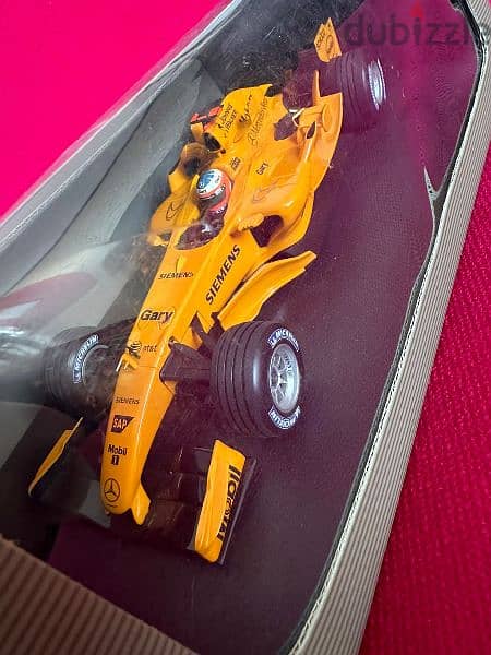 F1 Mclaren test drive car by GARY Dealers edition very rare diecast 3