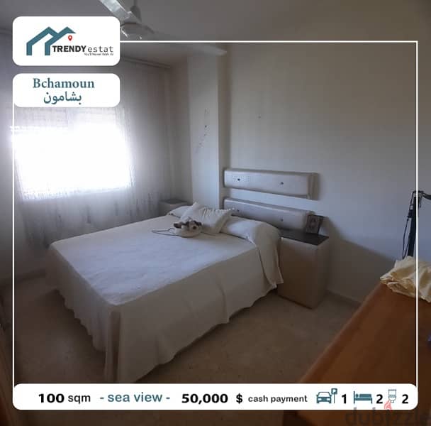 apartment for sale in bchamoun شقة للبيع في بشامون بسعر مميز مع اطلالة 1