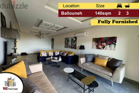 Ballouneh 140m2 | Ultra Upgraded | Panoramic View | Fully Furnished|MY