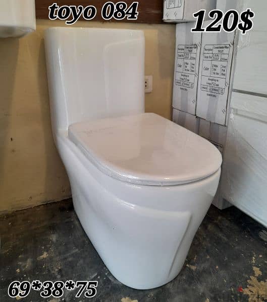 طقم حمام(مغسلة بعامود)bathroom toilet sets(sink and toilet seat) 15