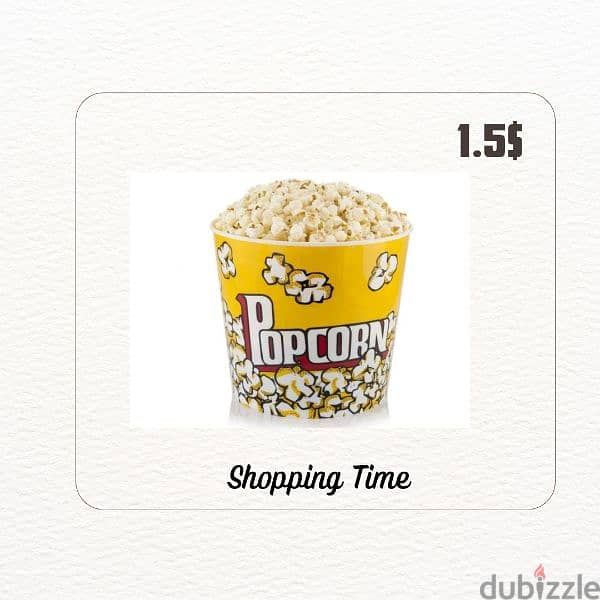 Popcorn Bucket Wide for One Person 0