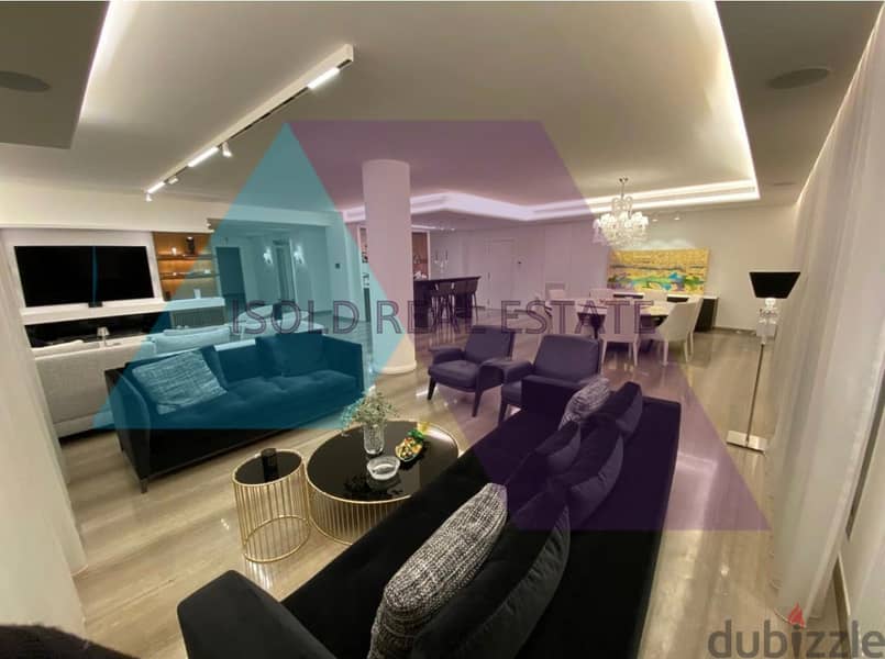 Brand new Luxurious 435m2 apartment+mountain/seaview for sale in Dbaye 0