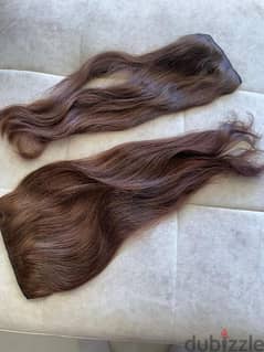 extension hair 2 pieces