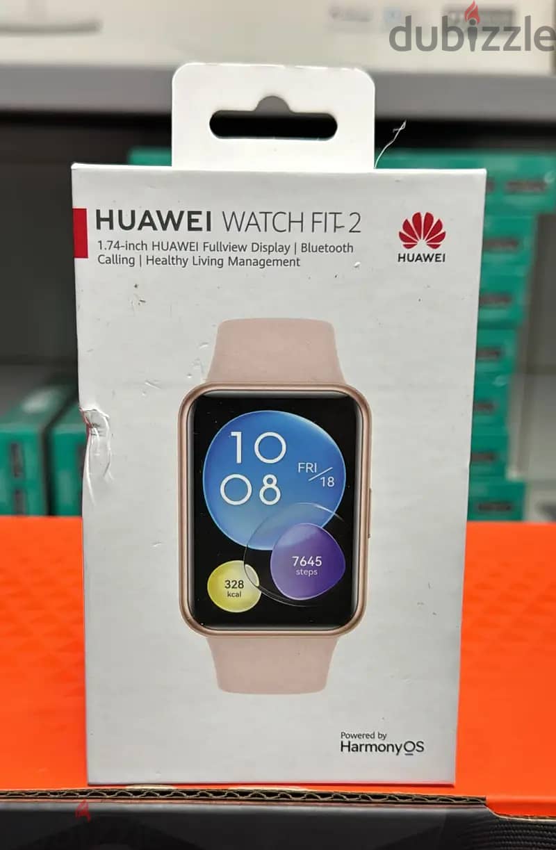 Huawei watch fit 2 active pink amazing & new offer 1