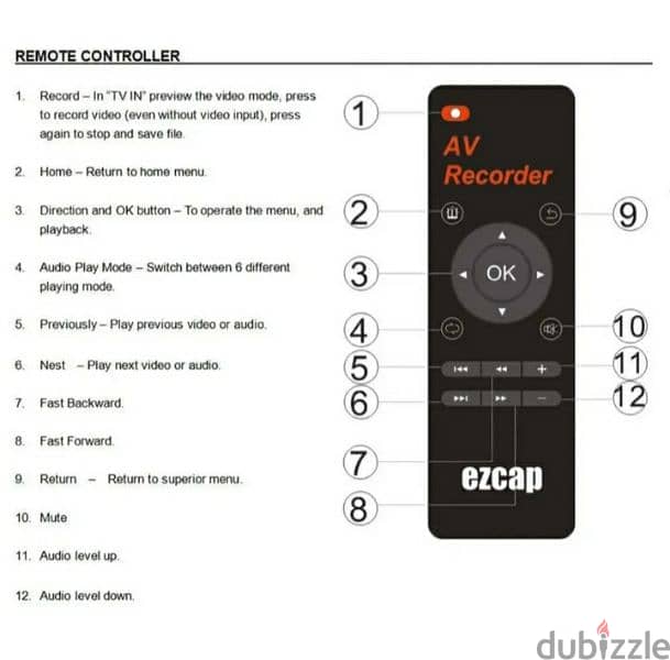 EZCAP271 AV Recorder Audio Video Player Converter 9